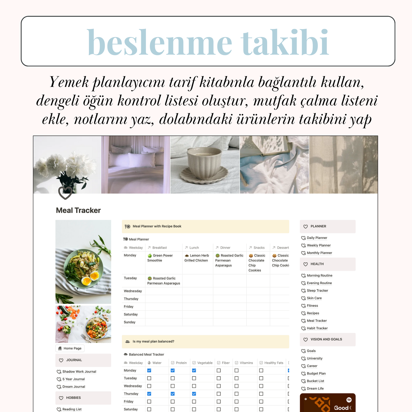 Hayat Planlayıcı Notion