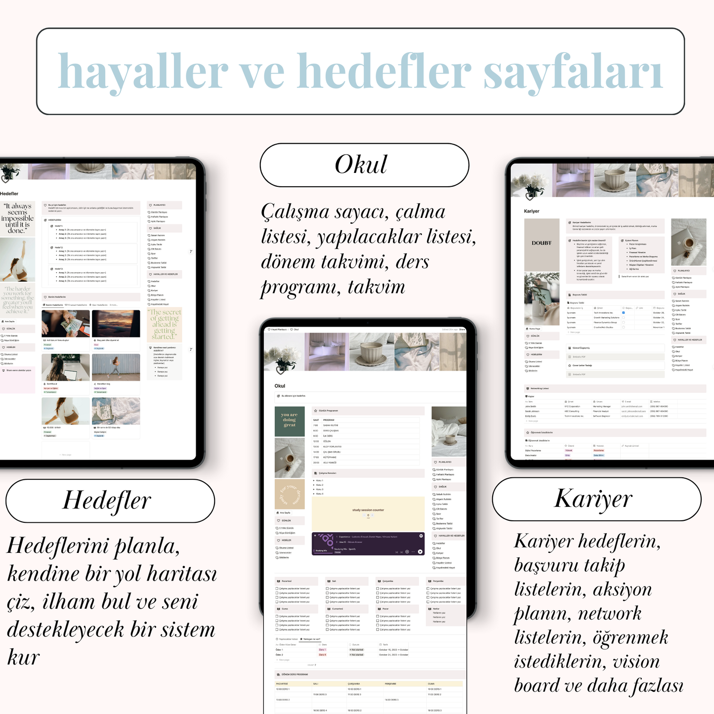 Hayat Planlayıcı Notion