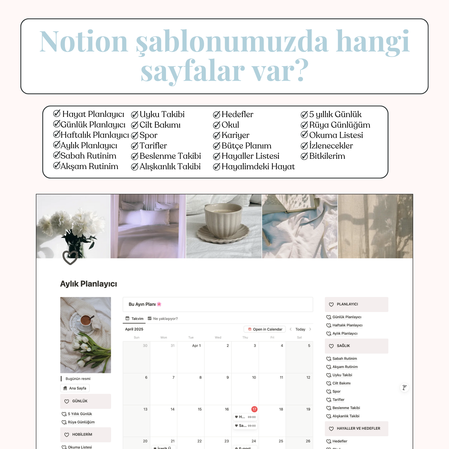 Hayat Planlayıcı Notion
