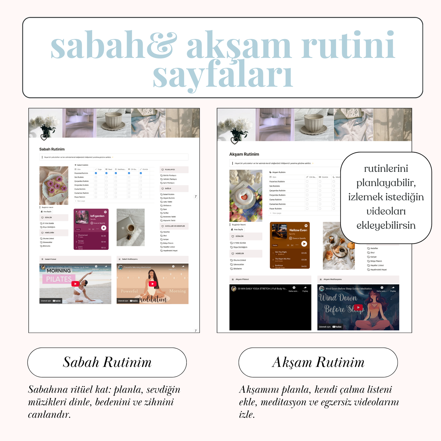 Hayat Planlayıcı Notion