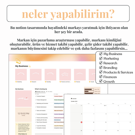 Small Business Notion Planlayıcı